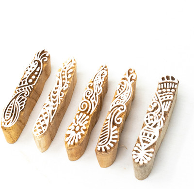 HandCarved IK-BLK-SET5-106 Printing Blocks(Pack of 5)