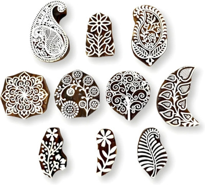Sharma Handicraft thatag02 Printing Blocks(Pack of 8)