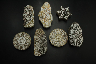 jaipurkala D0074 Printing Blocks(Pack of 7)