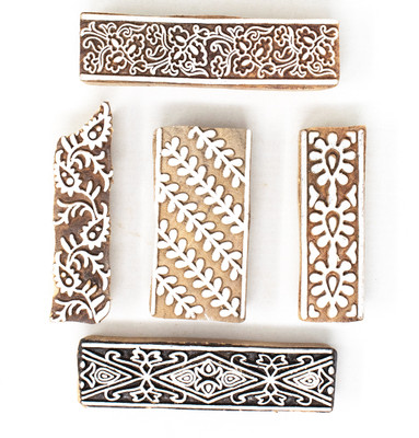 HandCarved IK-BLK-SET5-136 Printing Blocks(Pack of 5)