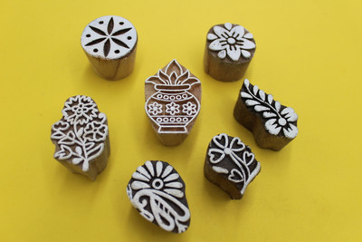 jaipurkala D0052 Printing Blocks(Pack of 7)