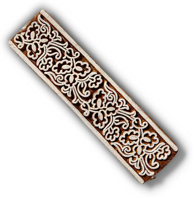 Krafts officially Border wooden printing block | Deep Carved 639043 Printing Blocks(Pack of 1)