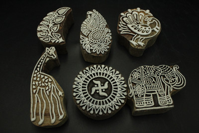 jaipurkala D00232 Printing Blocks(Pack of 6)