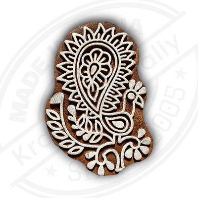 Krafts officially Wooden printing stamp / Deep Carved 639063 Printing Blocks(Pack of 1)
