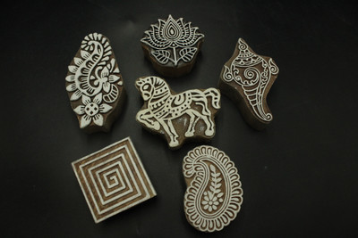 jaipurkala D00235 Printing Blocks(Pack of 6)
