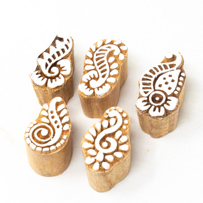 HandCarved IK-BLK-SET5-131 Printing Blocks(Pack of 5)