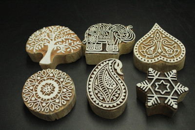 jaipurkala D00188 Printing Blocks(Pack of 6)