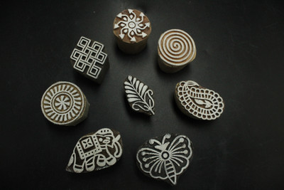 jaipurkala D009 Printing Blocks(Pack of 8)