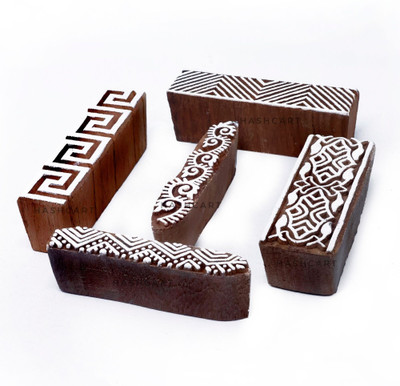 HandCarved IK-BLK-SET5-230 Printing Blocks(Pack of 5)