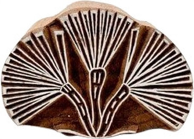 Neelam Art Buy Plants Hand Carved Stamp Tree Wood Block Stamp Wooden Stamp Indian Printing Blocks(Pack of 1)