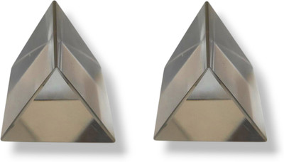 SKNIND SKAN's Equilateral Glass Prism(50x50x50mm) | For Optics & Science | Pack of 2 | Solid Prism