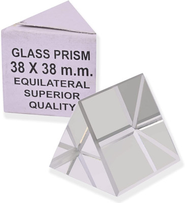 SBT Prism for Science Experiments, Size 38mm x 38mm Multicolor Solid Prism