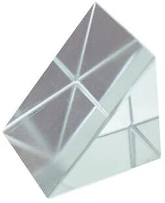 Sparsh Hacks Right Angle Glass Prism for Science Activities 1 Pc 50mm Solid Prism
