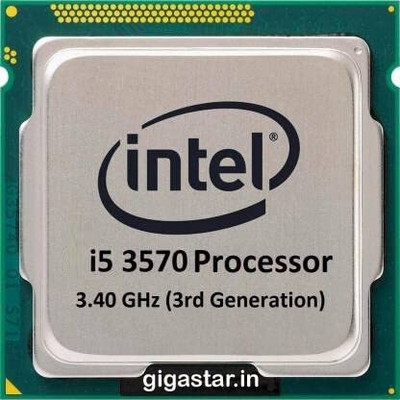 GIGASTAR 3.4 GHz LGA 1155 INTEL CORE I5-3570 Processor  (Silver) For Rs. 1699 @ 82 %