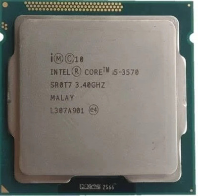 Intel Core I5 3570 3.8 GHz LGA 1155 Socket 4 Cores Desktop Processor(Silver)