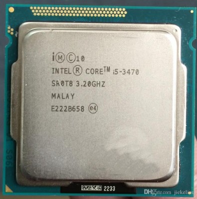 Intel I5 3470 3.2 GHz LGA 1155 Socket 4 Cores Desktop Processor(Silver)