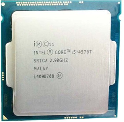 Intel Core i5-4570T (4TH Generation) 6MB Cache 2.9 GHz LGA 1150 Socket 4 Cores Desktop Processor(Silver)