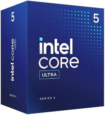 Intel CPU/BX80768225/ULTRA5-225 6.4 GHz Upto 4.9 GHz LGA1851 Socket 10 Cores 10 Threads 20 MB Smart Cache 22 MB L2 Cache Desktop Processor(Blue)