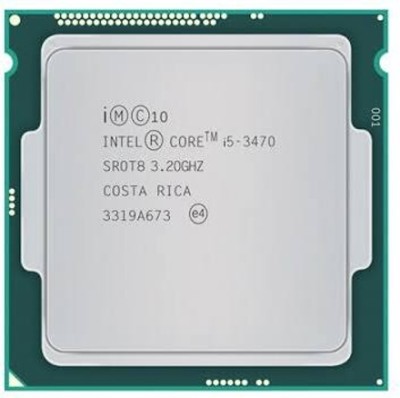 Intel Core i5 3470 3.6 GHz LGA 1155 Socket 4 Cores Desktop Processor(Silver)