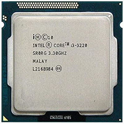 LXRIOUS 3.4 GHz LGA 1155 i3 3240 3rd Generation Processor(Silver)