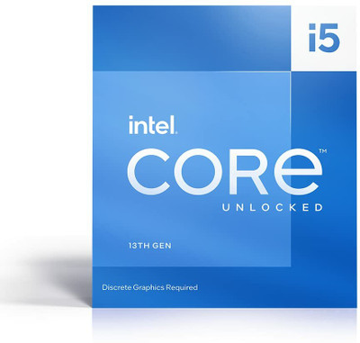 Intel Core i5 13400F (6 Performance Cores and 4 Efficient Cores) 4.6 GHz Upto 4.6 GHz LGA1700 Socket 10 Cores 16 Threads 20 MB Smart Cache 9.5 MB L2 Cache Desktop Processor(blue-(Graphics Card Required for Display))