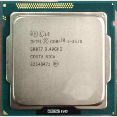 Intel core I5 3rd Gen 3570 3.4 GHz LGA 1155 Socket 4 Cores Desktop Processor(Silver)