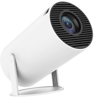 Advik 4K 1080P Full HD Projector (4500 lm / 1 Speaker / Wireless / Remote Controller) Portable Projector(White)