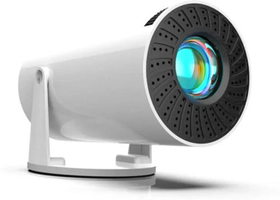 GiftNow ULTRA HD 1GB/8GB Android 12.0 Projector 2.4G/5G/BT4.1 180° Rotation Keystone (600 lm / 1 Speaker / Remote Controller) Portable Projector(White)