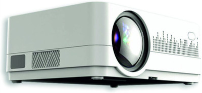 dkian HQ4 Android smart projector with pre install app wifi bluetooth miracast HD 1280x720 720P 3200 Lumens Home Theater Video Projector HD Supports 1920 * 1080 (4000 lm / 1 Speaker / Wireless / Remote Controller) Portable Projector(Silver)