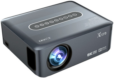 Trending Store X1 Android 9 Ultra Full HD 2+16GB LED Projector with 300ANSI LM For Home Cinema (12000 lm / 1 Speaker / Wireless / Remote Controller) Portable Projector(Rock Grey)