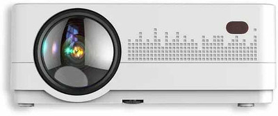 heavenox Full HD LED Projector Android 9.0 For Classroom 200-inch Display 1920x1080P (4500 lm / 1 Speaker / Wireless / Remote Controller) Portable Projector(White)
