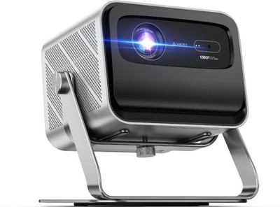 JVDN Smart Projector with Texas Instruments DLP Technology (2200 lm) Portable Projector(Silver)