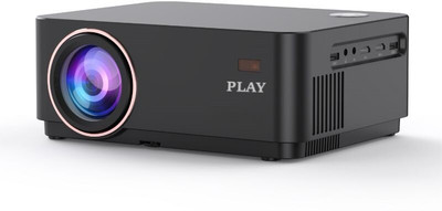 PLAY 4k 8k Native Full HD 2+16GB 4D keystone E-Focus Android 11 BT WiFi Scn Mirroring (18000 lm / 2 Speaker / Remote Controller) Portable Projector(Black) PLAY 4k 8k Native Full HD 2+16GB 4D keystone E-Focus Android 11 BT WiFi Scn Mirroring (18000 lm / 2 Speaker / Remote Controller) Portable Projector(Black)
