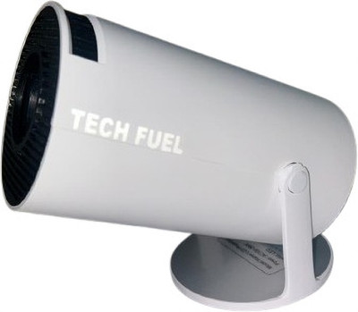 Tech Fuel Mini Projector |1080P Full HD with 3300 Lumen Brightness - White - projector (4500 lm) Portable Projector(White)