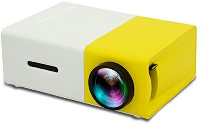 PLAY Portable Mini Home Theater LED Projector with HDMI AV SD USB Interfaces (1000 lm / Remote Controller) Portable Projector(Yellow)