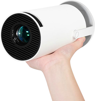 PLAY HD Native with 4K, Upto 120-inch Display, Inbuilt Speaker, Bluetooth, Wi-Fi (4500 lm / Wireless / Remote Controller) Portable Projector(White)