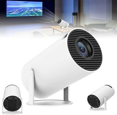 Sagar Enterprise Smart 4K LED Projector 720p Resolution 2500 Lumens (4500 lm / Remote Controller) Portable Projector(White)