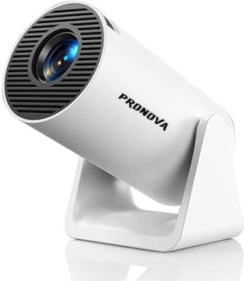 PRONOVA HY300 Freestyle FHD Android 11 WiFi 6/BT 5.0 1GB/8GB 180° Rotation Auto Keystone (4500 lm / 1 Speaker / Remote Controller) Projector(White)
