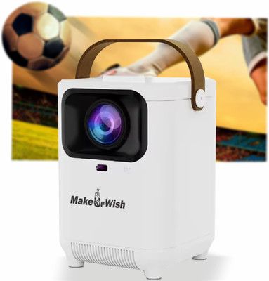 Make Ur Wish Portable Home Projector With 5G WiFi + Bluetooth 5.0 Home Movie / Outdoor Travel (5000 lm) Portable Projector(White) Make Ur Wish Portable Home Projector With 5G WiFi + Bluetooth 5.0 Home Movie / Outdoor Travel (5000 lm) Portable Projector(White)