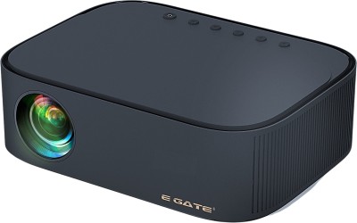 Egate O9 Pro Android (Digimatic) Full HD (9600 lm / 2 Speaker / Wireless / Remote Controller) Projector(Black)
