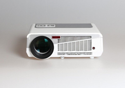 PLAY Pp-002 (25000 lm / 4 Speaker / Wireless / Remote Controller) Portable Projector(White, Grey)