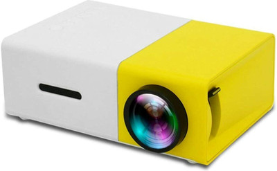 Raptas Mini Portable (600 Lumens Video 1080P) High Resolution (3300 lm) Portable Projector(Multicolor)