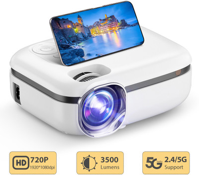 PLAY PP10A New Android 6.0 Advance Technology High Definition Smart Projector (3500 lm / Wireless / Remote Controller) Portable Projector(White)