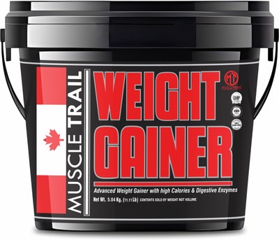 Muscle Trail Advanced Weight Gainer with High Calories & Digestive Enzymes Weight Gainers/Mass Gainers(5.04 kg, Mango)