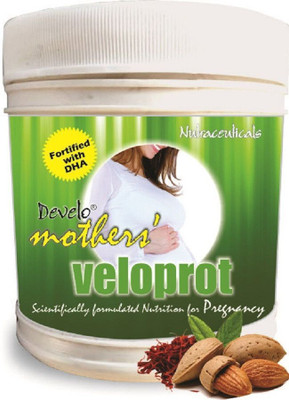 DEVELO MOTHERS' VELOPROT PROTEIN FOR PREGNANCY & LACTATION Protein Blends(500 g, KESAR BADAM)