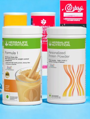 HERBALIFE F1 SHAKE MIX-ORANGE AND PP-400GM (PACK OF 2) Protein Shake(900 g, ORANGE)