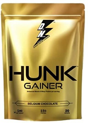 DIVINE NUTRITION LIMITED EDITION BY SAHIL KHAN HUNK GAINER POUCH, 15g Protein, 150g per serving, 6 serving Weight Gainers/Mass Gainers(1 kg, BELGIUM CHOCOLATE)