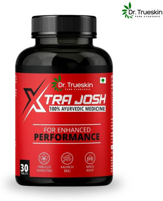 Dr.trueskin Xtra Josh Capsules - No Side Effects Red Pack B001 Energy Bars(30 Capsules, No Flavor)