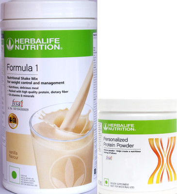 HERBALIFE Weight Loss Combo Pack F 1 + personalized powder Plant-Based Protein(700 g, Vanilla)