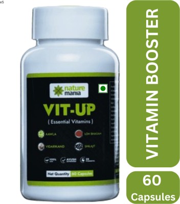 NATURE MANIA vit up capsule |Your Daily Boost for Health and Wellness| Pre Workout(60 Capsules, Vitamin Booster)